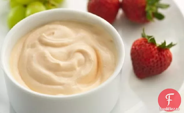 Dip De Fructe Portocalii Pufoase Sănătoase