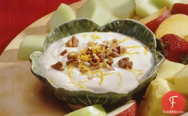 Dip De Fructe Cu Iaurt Portocaliu