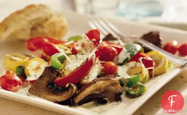 Salată De Legume Caesar La Grătar
