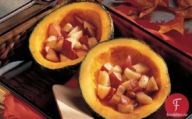 Buttercup Squash cu mere (gătit pentru 2)