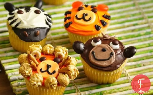 Cupcakes Pentru Animale Din Junglă