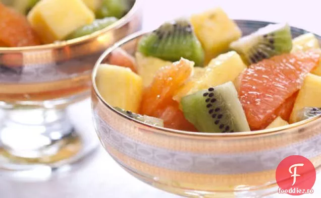 Salată de fructe de iarnă Zesty Lime și Ginger