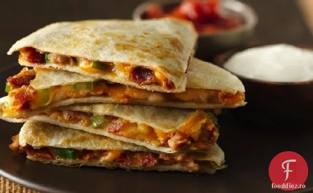 Quesadillas Cu Șuncă Și Fasole