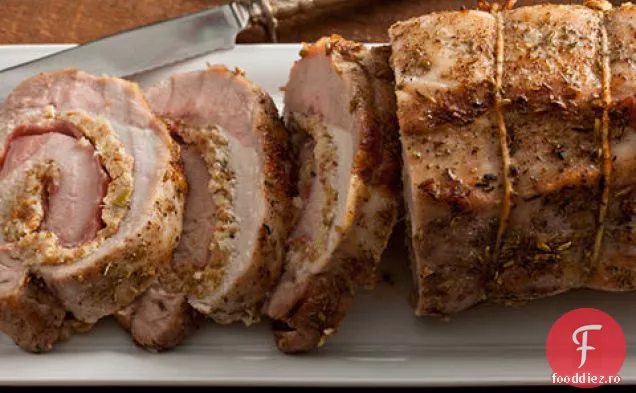 Friptură de porc umplută cu fenicul și Prosciutto
