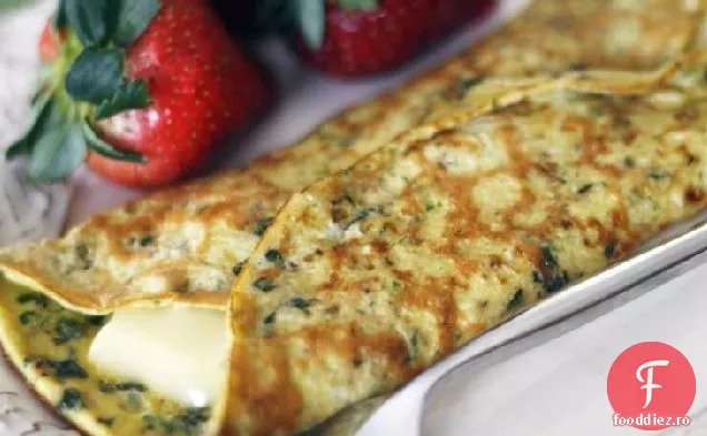 Omletă cu ierburi și Brie
