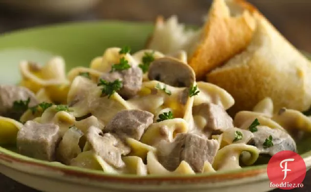 Tocană De Stroganoff De Vită Cu Aragaz Lent