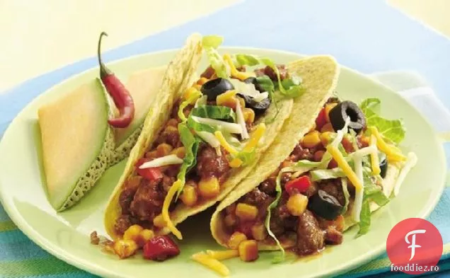 Sloppy Joe Confetti Tacos