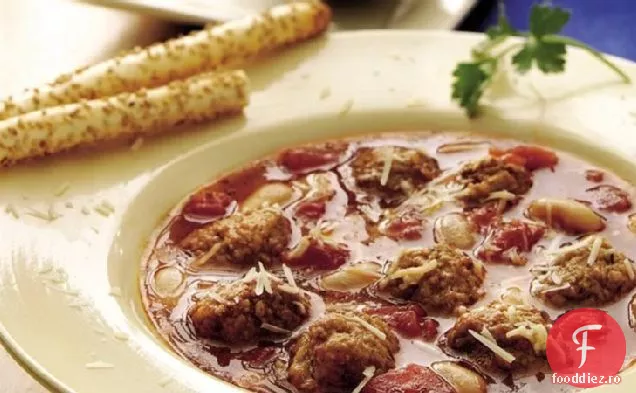 Supă Italiană De Chiftele Cu Aragaz Lent