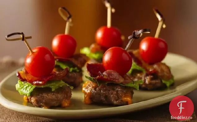 Cheesy Bacon Burger Bites