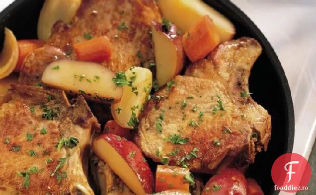 Cina De Tigaie Cu Cotlet De Porc