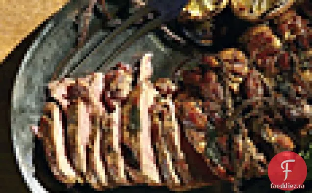 Picior de miel umplut cu unt cu Jus de lămâie caramelizat