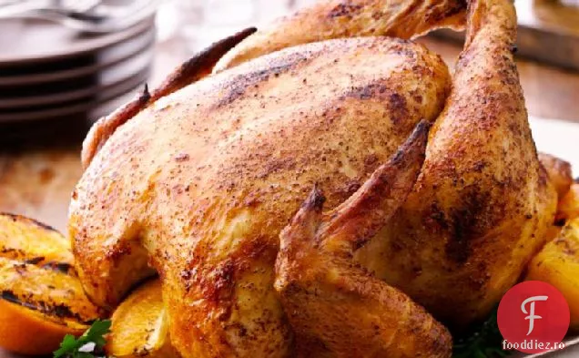 Pui De Bere La Grătar Cu Portocale