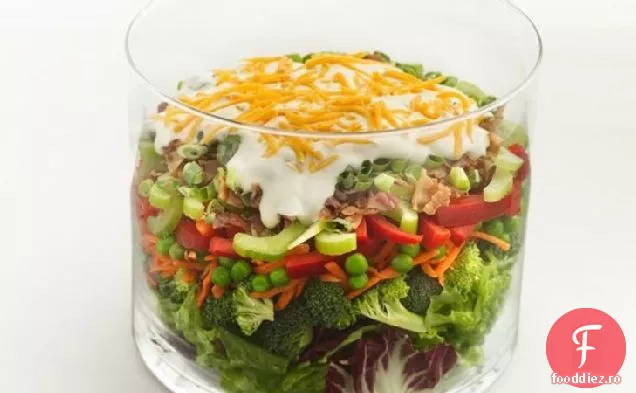 Salată De Legume Stratificată Sănătoasă