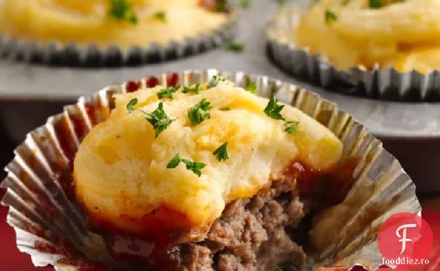 Cartofi Topped Mini Meatloaves