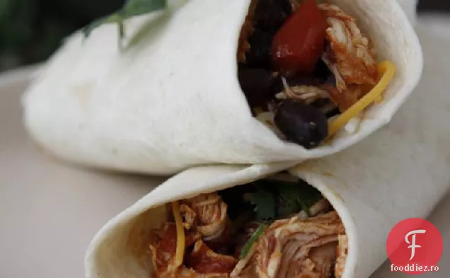 Burritos De Pui Mexican Cu Aragaz Lent