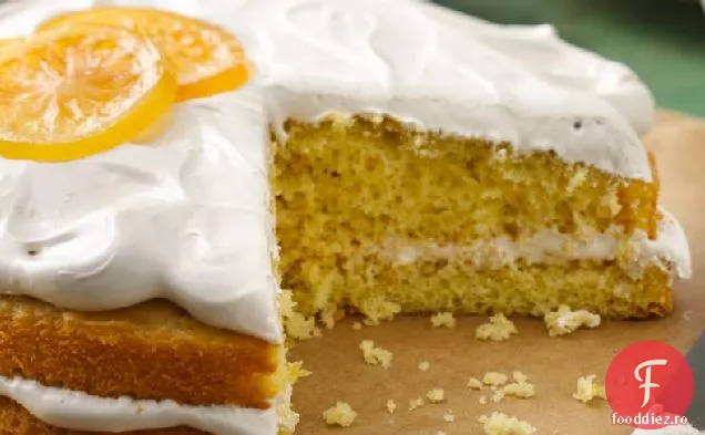 Tort de lămâie cu glazură de ceai pentru micul dejun irlandez