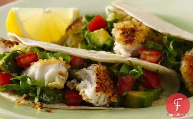 Tacos De Pește Cu Ardei De Lămâie