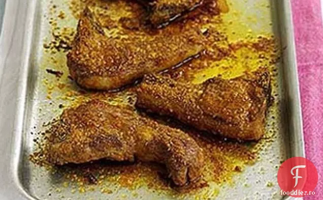 Cotlete Crocante De Miel Cu Salată De Mazăre Bătută