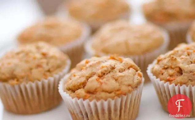 Brioșe cu morcovi și mandarine fără Gluten