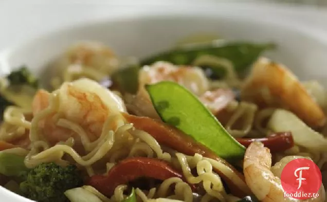 Ramen creveți și legume