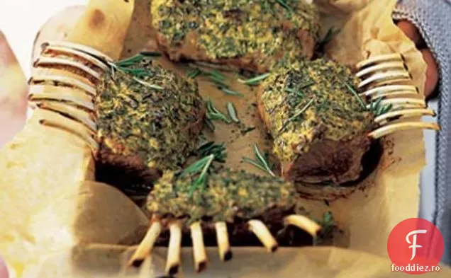 Muștar și rozmarin-cremalieră de miel