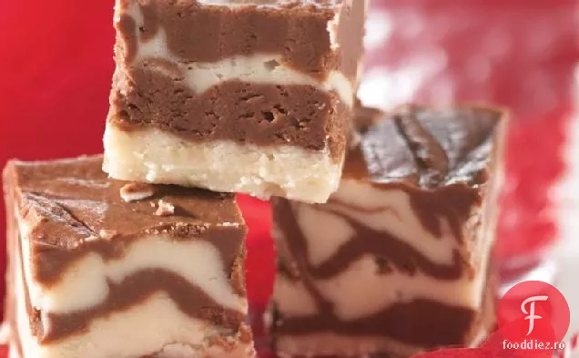 Fudge Cremos De Marmură De Ciocolată
