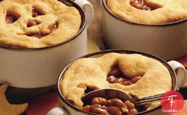 Plăcintă cu carne de vită și fasole