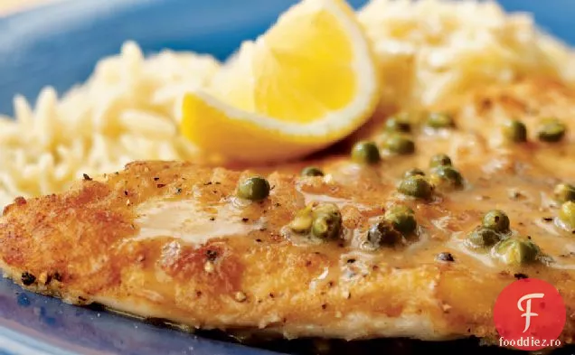 Saut Tilapia cu sos de lămâie-piper
