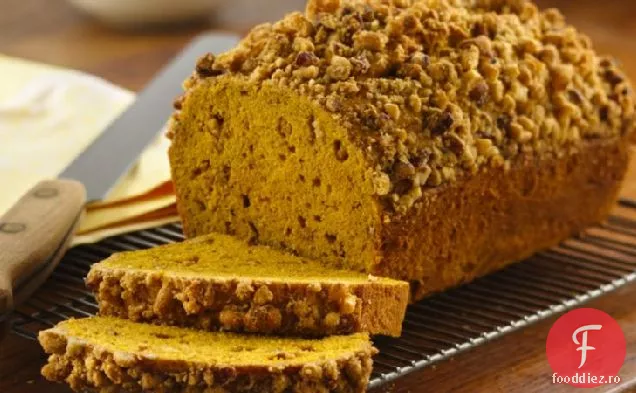 Scorțișoară Streusel-Pâine De Dovleac Acoperită