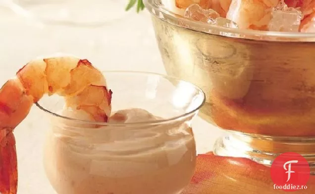 Creveți cu sos de Cocktail Bourbon