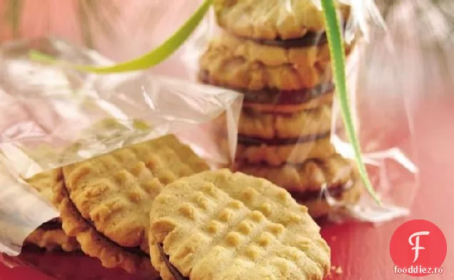 Fursecuri Cu Unt De Arahide Umplute Cu Fudge