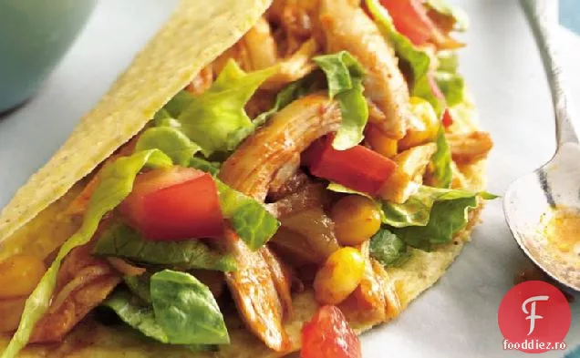 Slow-Cooker Chile-Tacos De Pui