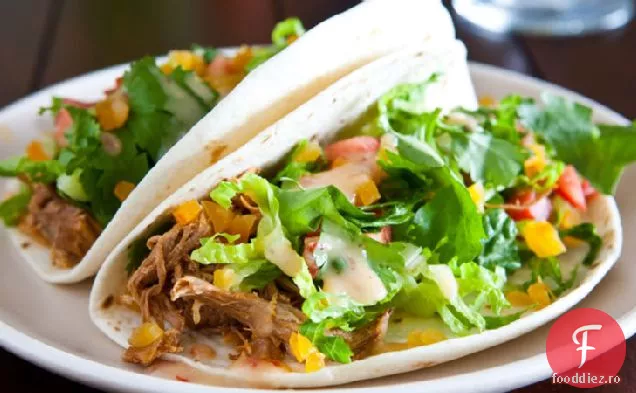 Tacos De Pui Cu Caise Cu Aragaz Lent