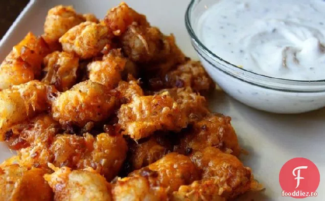 Cheesy Ranch Bacon pepite de cartofi cu sos de scufundare Ranch