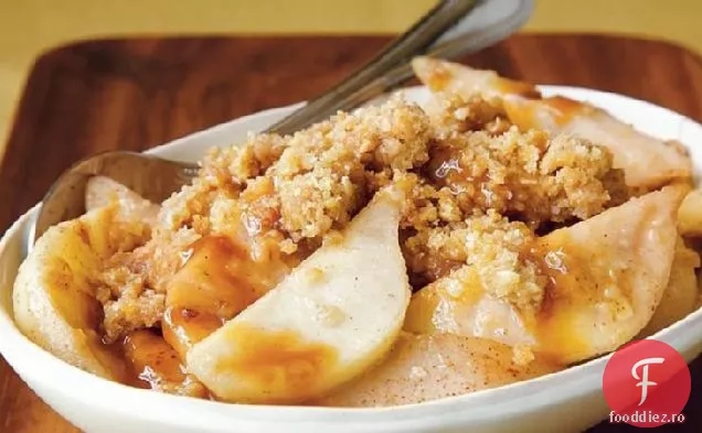 Caramel-Pere Crumble