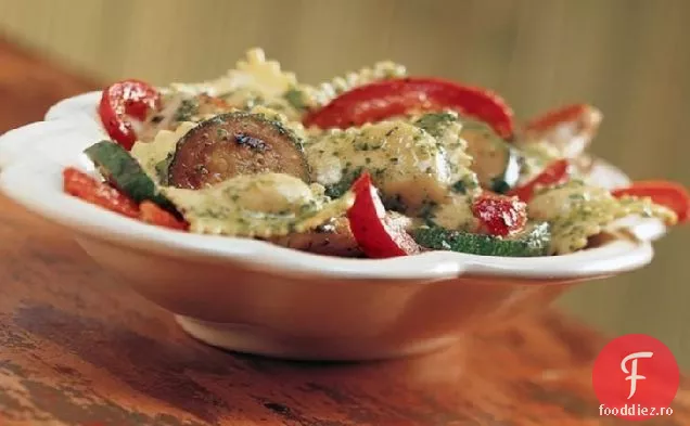 Ravioli Pesto cu pui
