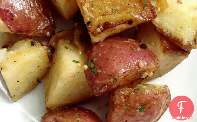 Salată De Cartofi Prăjiți Cu Muștar-Vinaigretă
