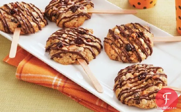 Ciocolată Ovăz Cherry Cookie Pops