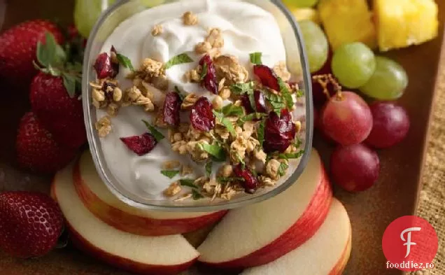 Crunchy Cranberry Migdale Iaurt Grecesc Fructe Dip