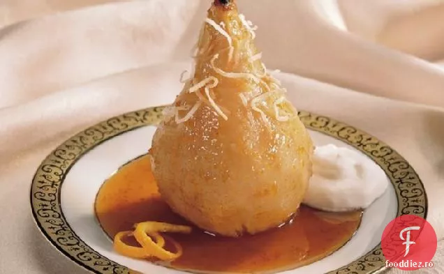 Pere Cu Sos De Arțar Cu Aragaz Lent