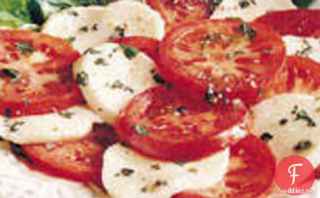 Usturoi-busuioc roșii cu Mozzarella