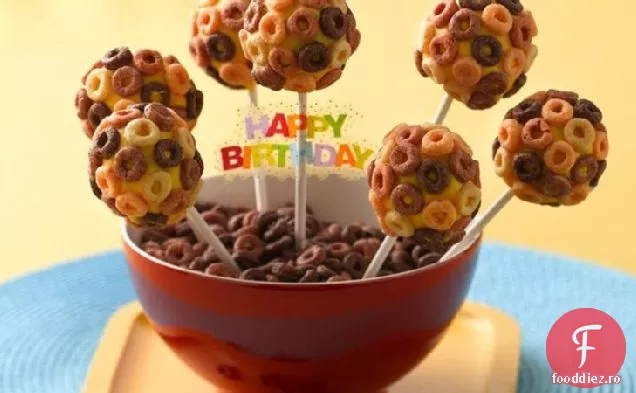 Cheerios Cake Pops Cu Banane