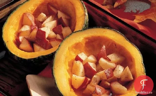 Buttercup Squash cu mere