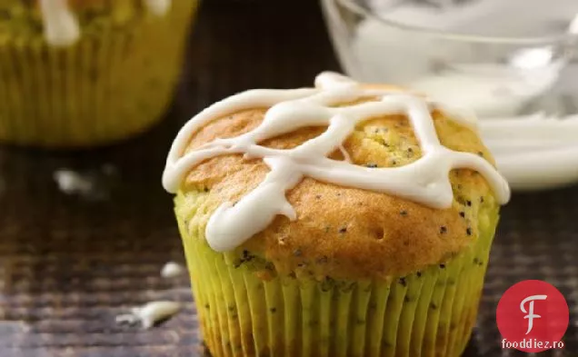 Brioșe Cu Semințe De Mac De Lămâie Fără Gluten