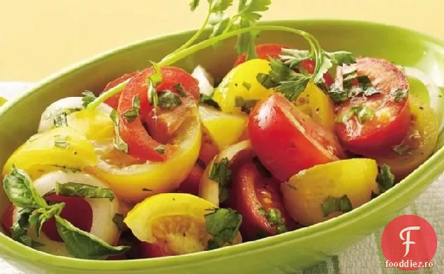 Salată Proaspătă De Roșii-Ceapă