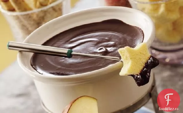 Fondue De Zmeură Cu Ciocolată Neagră