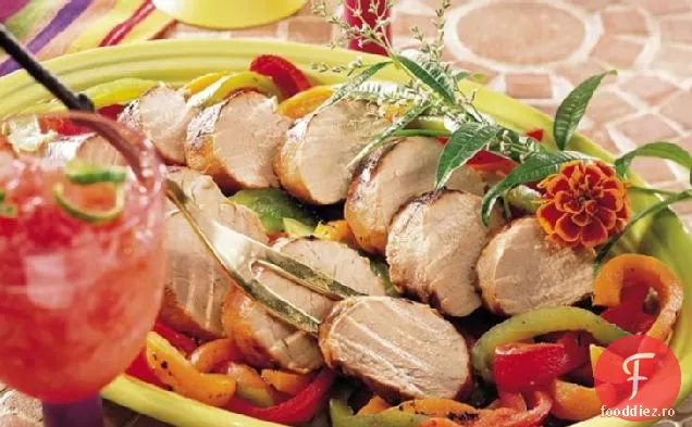 Filet de porc la grătar cu marinată de petardă