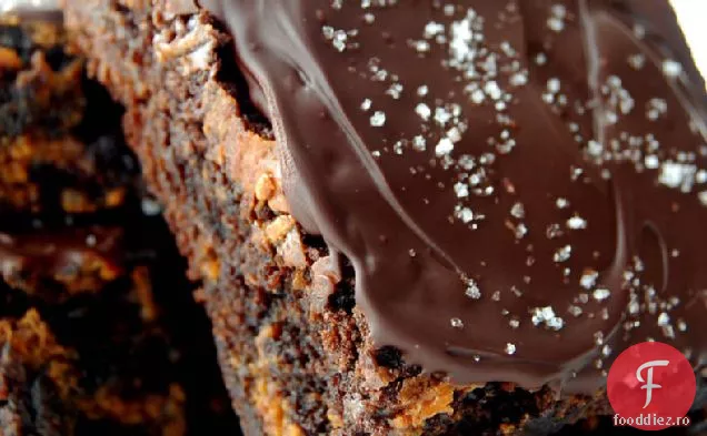 Dulce De Leche sărat Swirl Brownies