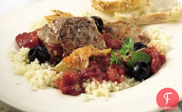 Tocană De Pui Mediteraneană Cu Aragaz Lent