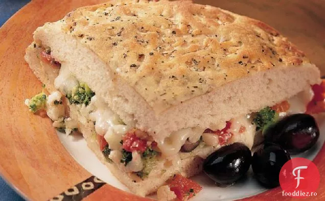 Sandwich Italian Cu Focaccia Vegetală